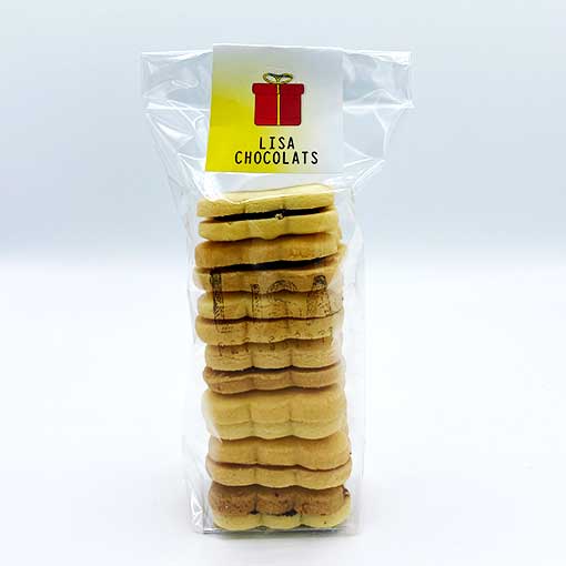 sachets de biscuits lisa choco